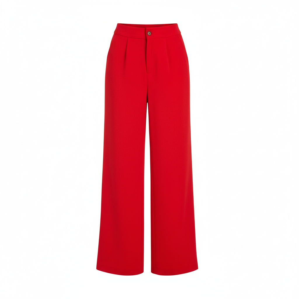The Scarlet Wide-Leg Trousers