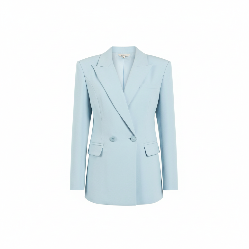 The Azure Double-Breasted Blazer