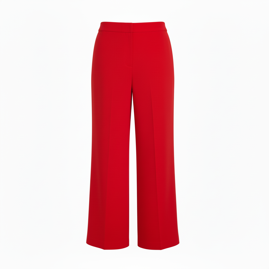 The Scarlet Wide-Leg Trousers