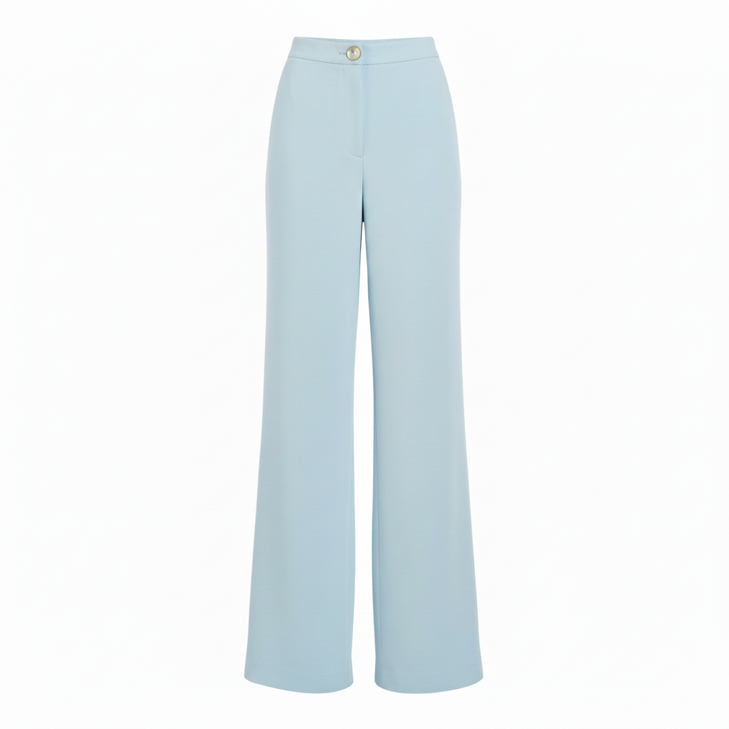 The Azure Wide-Leg Trousers