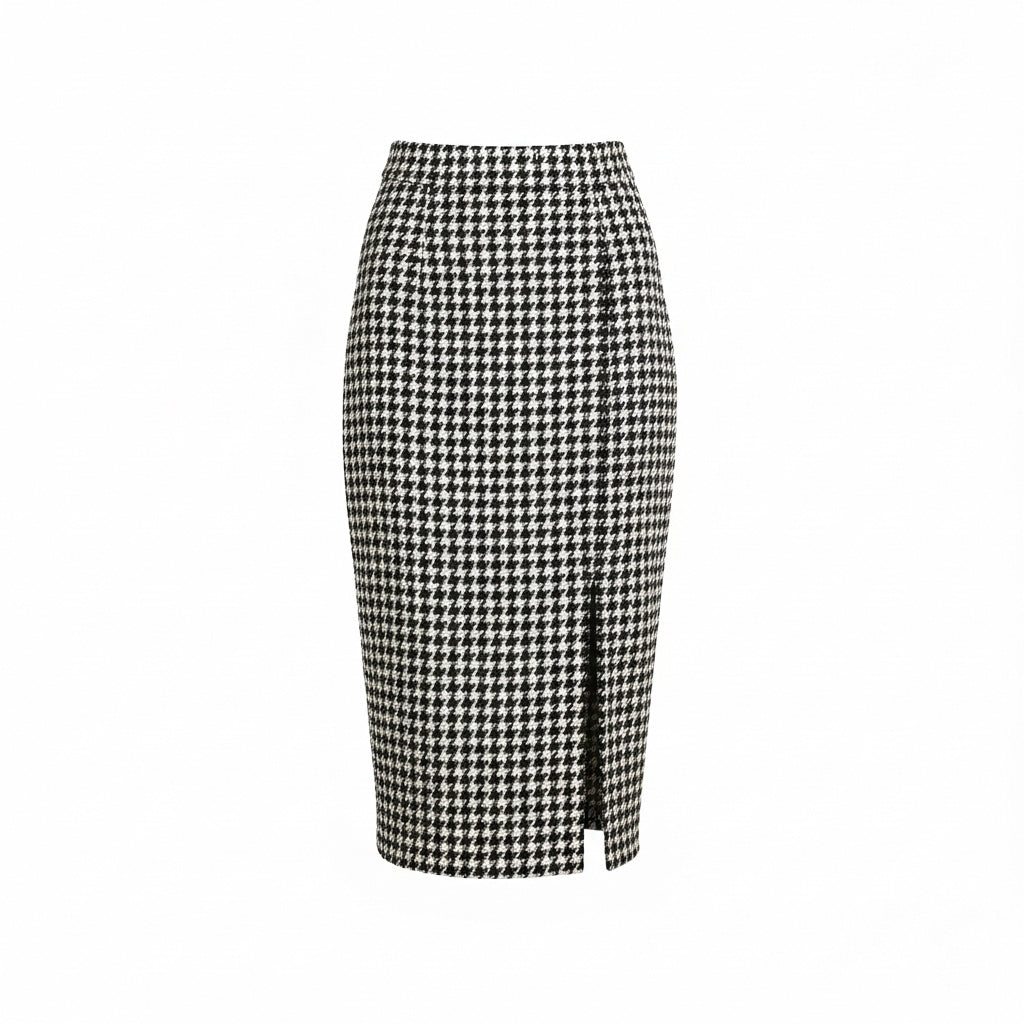 The Heritage Houndstooth Skirt