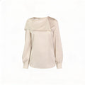The Sculpted Satin Blouse