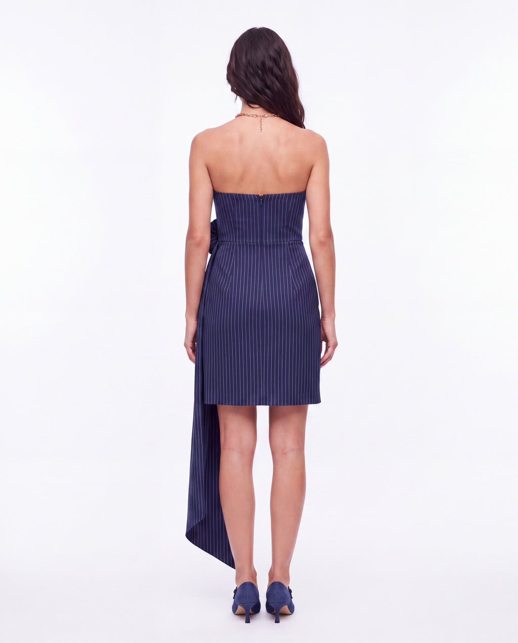 PINSTRIPE ROSE dress